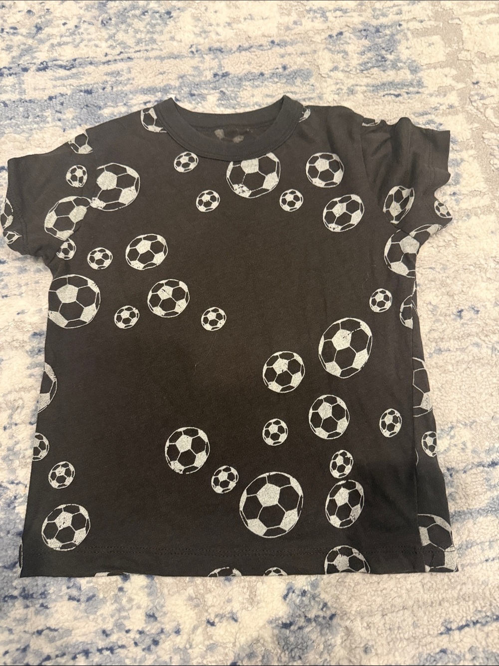 Chaser Kids Black Soccer Print Tee
